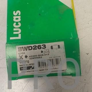 BOMBIN FRENO HONDA CIVIC NUEVO BWD263