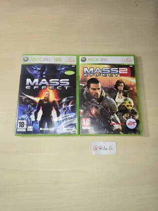 Mass Effect 1 y 2 Xbox 360