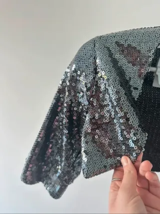 Chaqueta torera lentejuelas fiesta invitada