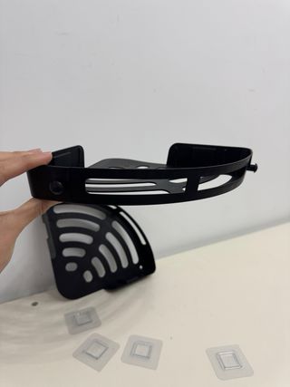 2 Estanterías de Esquina Negras