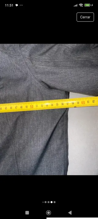 Parka Mammut gris y multicolor