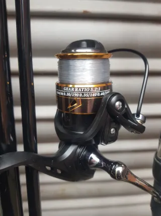 2 Cañas de Surf Casting con carretes