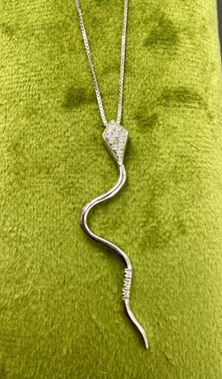 Gargantilla Serpiente Oro 18k Diamantes