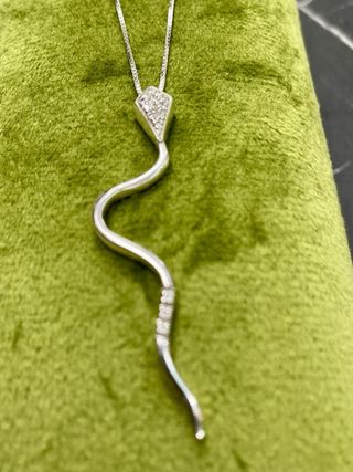 Gargantilla Serpiente Oro 18k Diamantes