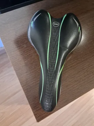 Sillín OZONE Ergonómico Negro/Verde