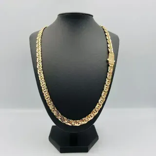 CADENA TIPO CARTIER TIGRE. Hueca. Oro 18k.