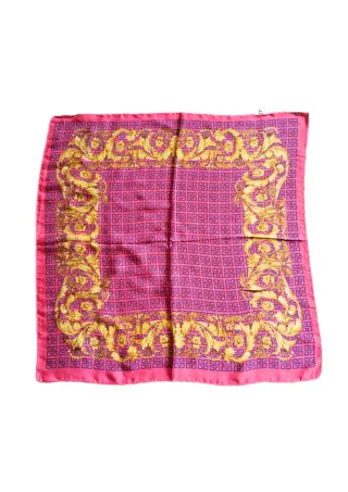 Sciarpa con logo, sciarpa rosa, sciarpa di lusso, sciarpe