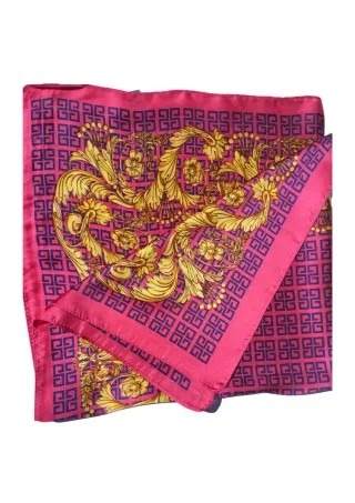 Sciarpa con logo, sciarpa rosa, sciarpa di lusso, sciarpe