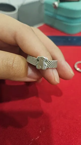 Anillo Tous Oso Plata