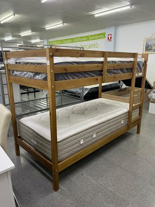 Litera de madera nueva - 90x190