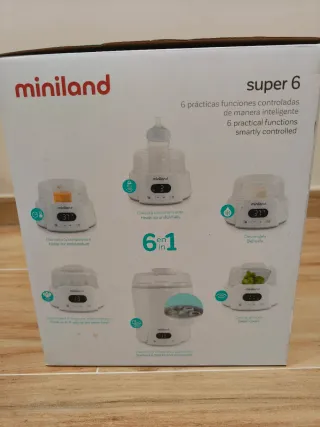 Miniland Super 6 Esterilizador Calienta Biberones