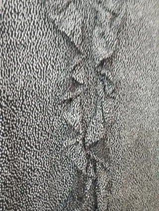 Abito lungo pois nero e bianco