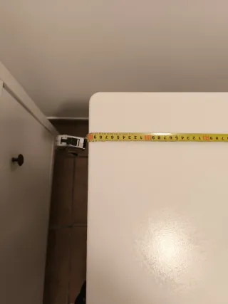 Mesa plegable Ikea blanca