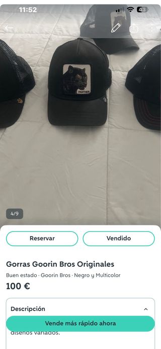 Gorras Goorin Bros Originales Animales