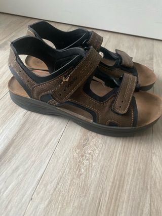 Sandali uomo InBlu marroni doppio strappo 45