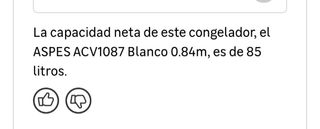 Frigorífico bajo encimera , blanco,  seis meses de