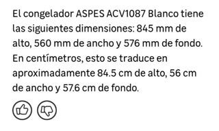 Frigorífico bajo encimera , blanco,  seis meses de