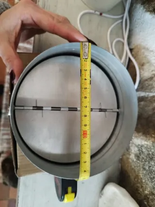 Sombrero antiviento campana extractora antirrevoco