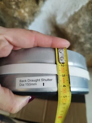 Sombrero antiviento campana extractora antirrevoco