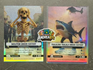 2 Cartas Brainrot UNDER CUSTODY 17 e 81 (Beta)