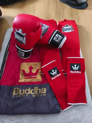 Guantes Boxeo Buddha + Accesorios
