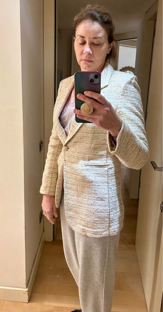 Americana MIA F beige con encaje