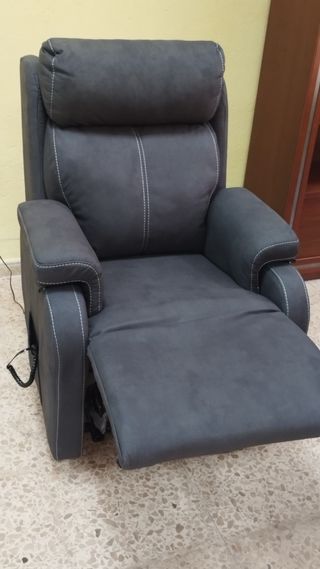 SILLON RELAX ELECTRICO ELEVADOR CENIZA 2 UNIDADES