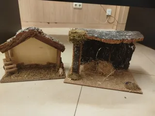 2 Portal de Belén rústicos