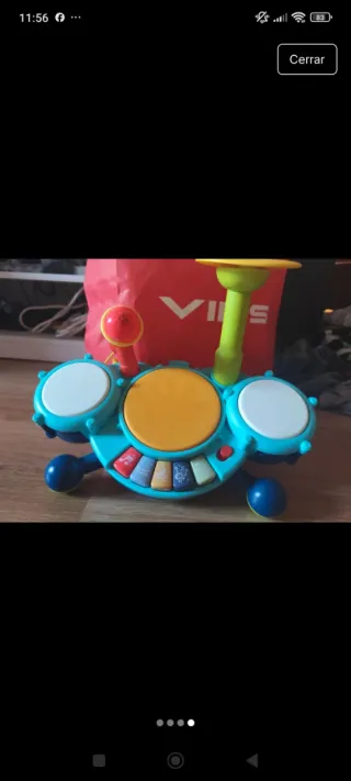 Batería niño bebe baby 12 meses