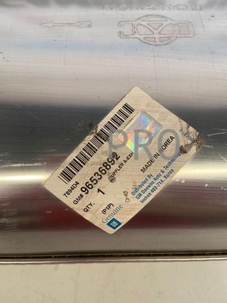 Chevrolet kalos tubo de escape ref: 96536892