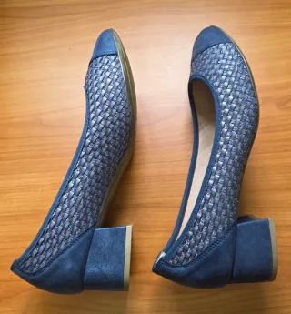 Zapatos Hispanitas Talla 40 Mujer Azul