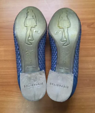 Zapatos Hispanitas Talla 40 Mujer Azul