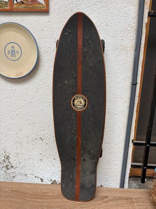 Longboard Carver con ruedas Vans