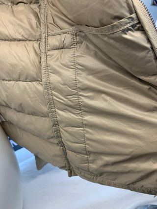 Giacca imbottita color avana