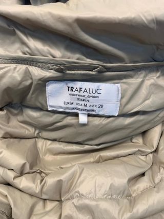 Giacca imbottita color avana