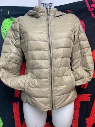 Giacca imbottita color avana