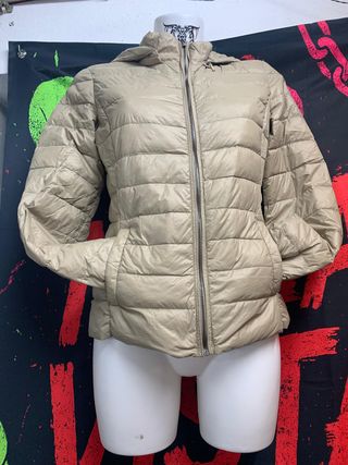 Giacca imbottita color avana