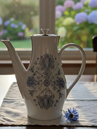 Tetera/Cafetera Porcelana Bidasoa Azul