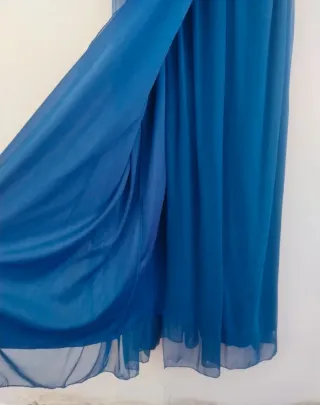 Abito lungo blu taglia S