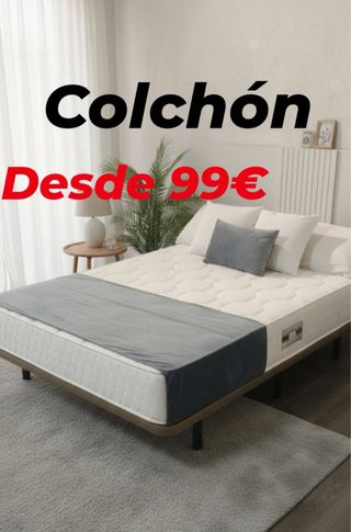 Colchón nuevo viscoelastico. Desde 99€.