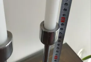 2 Candelabros Vintage Metal Plateado( años 50-60)