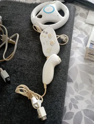 Consola Nintendo Wii Blanca + 5 Juegos.