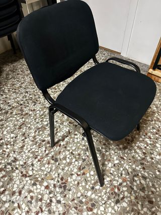 15 Sillas de Oficina Negras