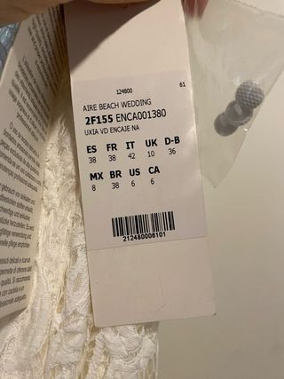 Vestido de Novia AIRE Blanco Nuevo