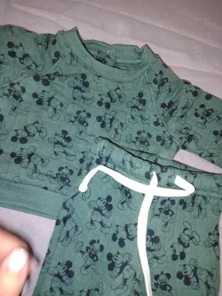 Completo Disney Mickey Mouse verde