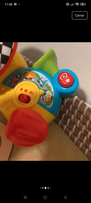 Volante Vtech Bebé Interactivo Coche baby 6 meses