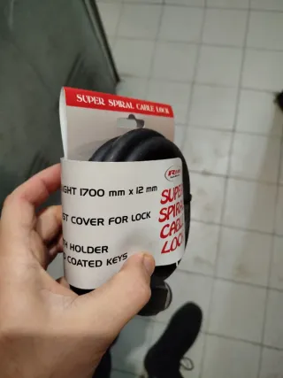 Lucchetto a cavo Super Spiral di RMS