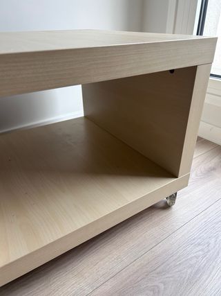 Mueble TV con ruedas madera