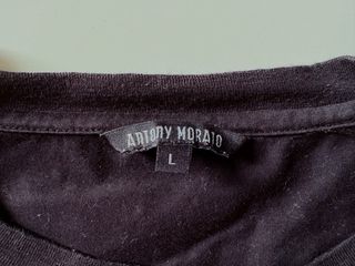 Camiseta Antony Morato Negra Manga Larga
