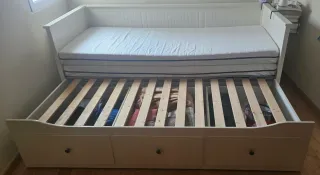 Cama nido blanca Ikea Hemnes